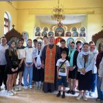 Посещение храма в преддверии выпускных экзаменационных испытаний