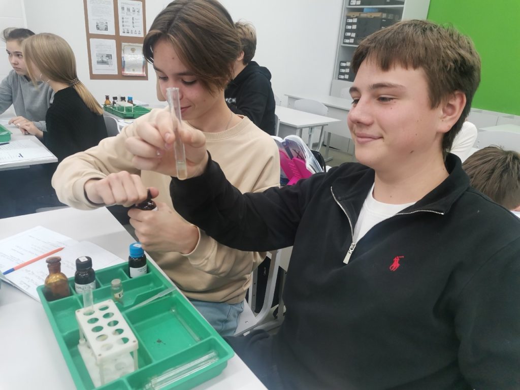 Решение экспериментальных задач по химии"Электролитическая диссоциация"