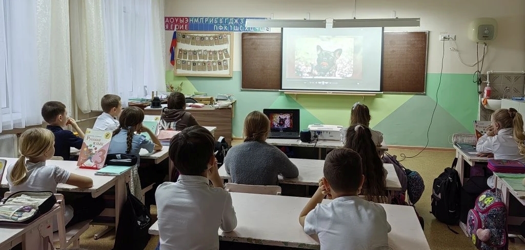 Торжественная церемония поднятия флага и исполнения гимна Российской Федерации